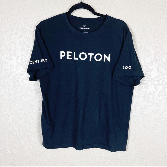 Peloton Century black tee shirt